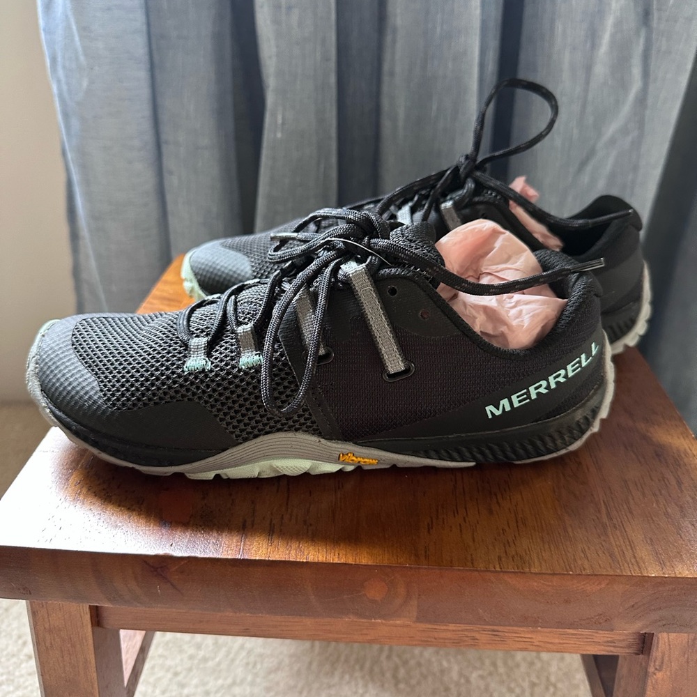Merrell Black and Gray Athletic Shoes